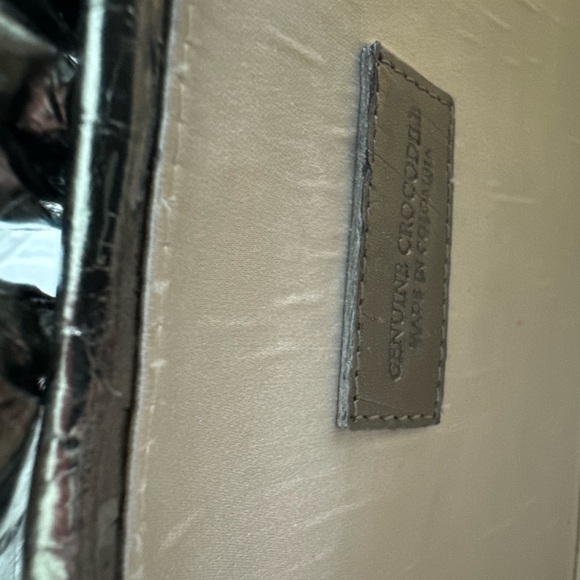 Butterfly Crocodile Box Clutch - Nancy Gonzalez - Picture 5 of 5